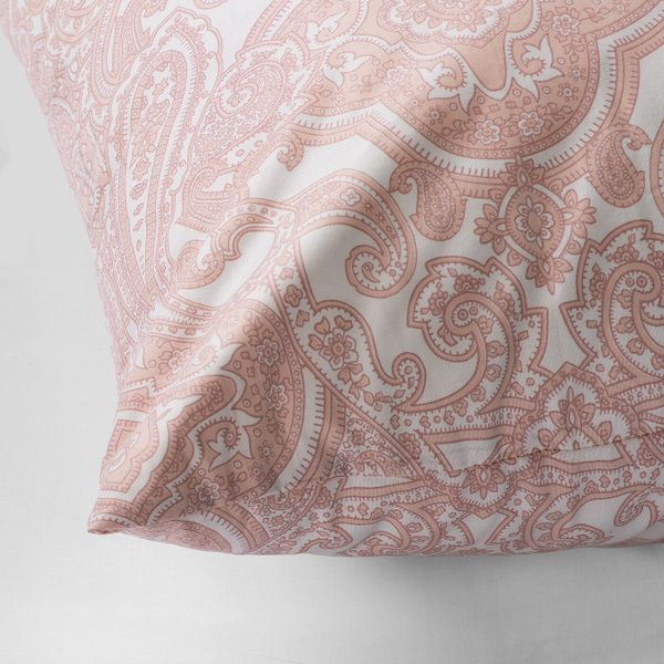 Наволочка, белый, розовый 50x70 см IKEA ЙЭТТЕВАЛЛМО 804.342.59 - фото 3