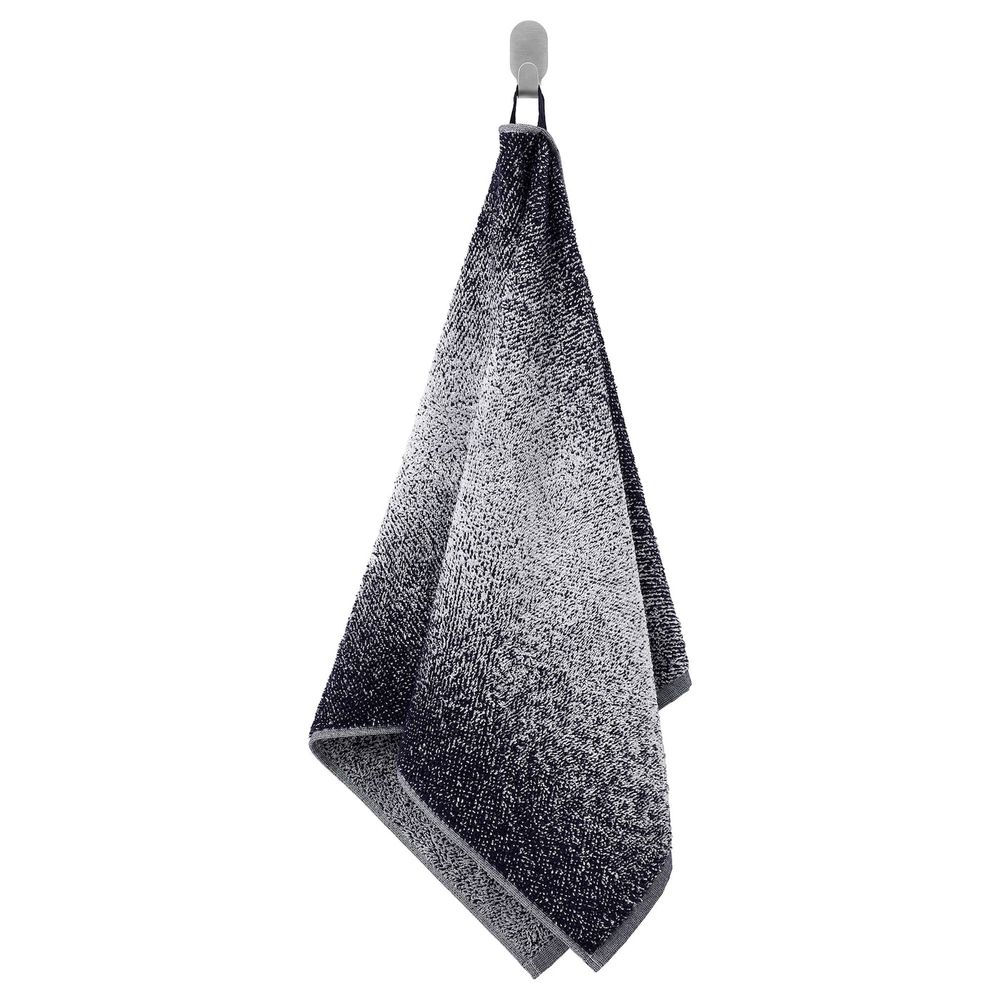 Полотенце, белый/темно-синий 50x100 см IKEA NYCKELN НЮККЕЛЬН 804.943.90 - фото 1