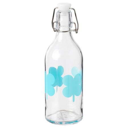 Бутылка с пробкой СОММАР 2019, прозрачное стекло, с рисунком (0.5 л)