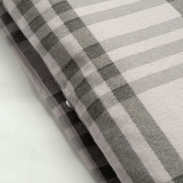 Пододеяльник и 2 наволочки, розовый/серый клетка 200x200/50x70 см IKEA SILESHÅR СИЛЕСХОР 605.313.98 - фото 3