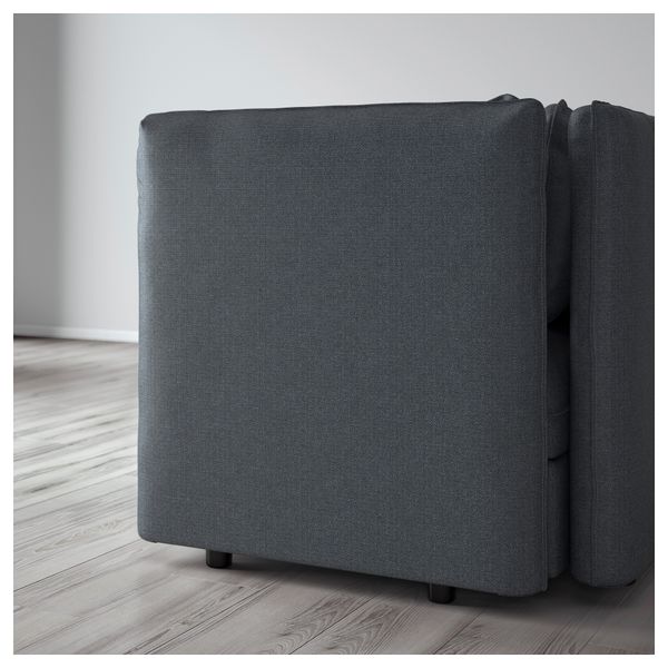 Секция дивана со спинкой ВАЛЛЕНТУНА, Хилларед темно-серый - фото 3