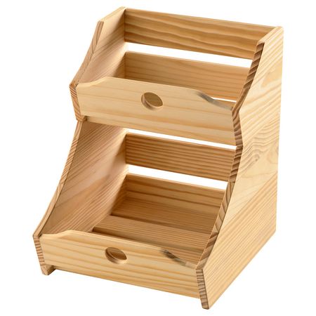CHOKLADHAJ Контейнер для продуктов, 2 шт - дерево