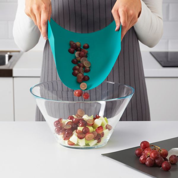 Гибкая разделочная доска, темно-серый/темная бирюза 28x36 см IKEA FINFÖRDELA ФИНФОРДЕЛА 203.814.09 - фото 3