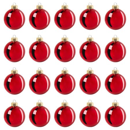 Украшение, шар, стекло красный 6 см IKEA VINTER 2020 ВИНТЕР 2020 804.810.81