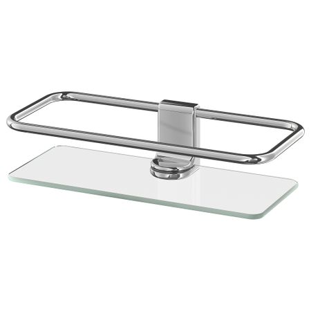 Полка для ванной, хромированный, 24x6 см IKEA KALKGRUND КАЛЬКГРУНД 702.914.87