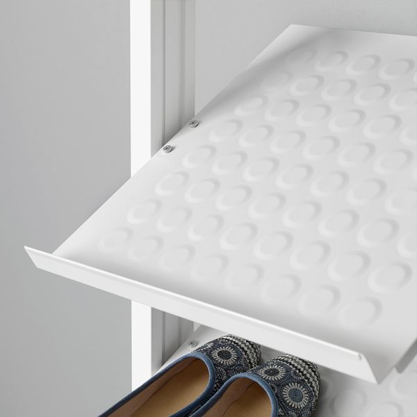 Гардероб, комбинация, белый 262x51x222-350 см IKEA ELVARLI ЭЛВАРЛИ 392.039.78 - схема-чертеж с размерами