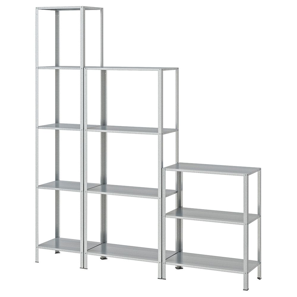 Стеллаж для дома, сада 160x27x74-183 см IKEA HYLLIS ХИЛЛИС 594.015.57 - фото 1