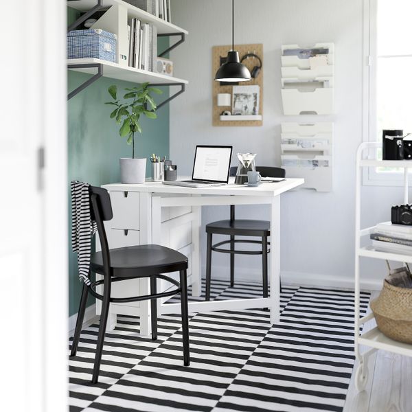 Стол складной, белый 26/87/148x80 см IKEA NORDEN НОРДЕН 902.522.44 - фото 6