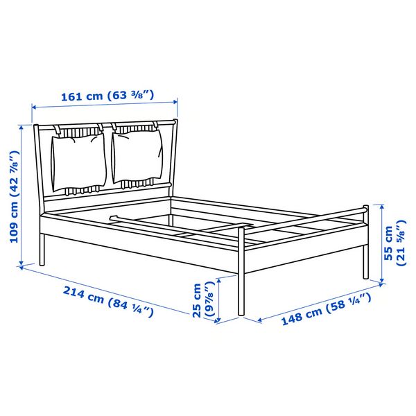 IKEA, дополнительный ракурс - схема-чертеж с размерами