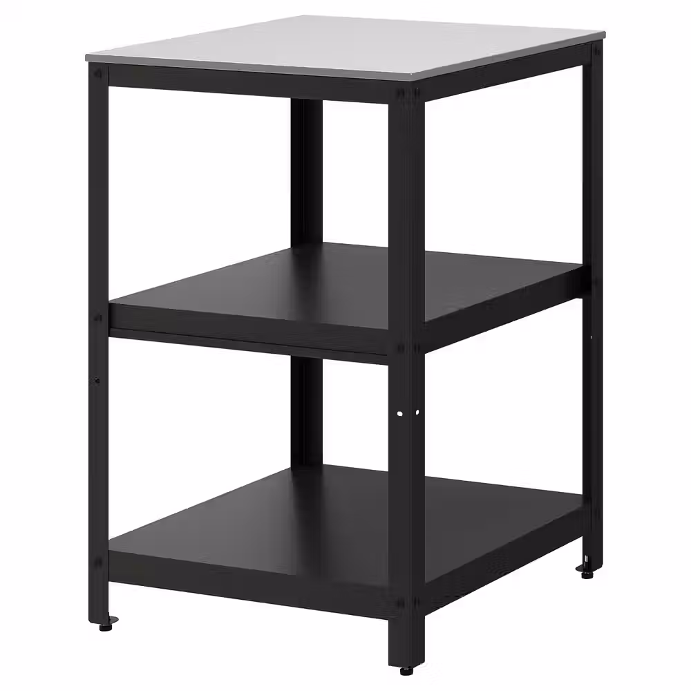 GRILLSKÄR Открытый кухонный модуль - чёрный/нержавеющ сталь для сада 61x61 см - фото 1