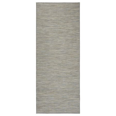 Ковер, безворсовый ХОДДЕ, д/дома/улицы синий, бежевый