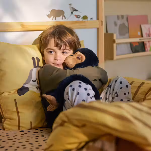 SANDLÖPARE Мягкая игрушка - шимпанзе/чёрный 32 см - фото 3