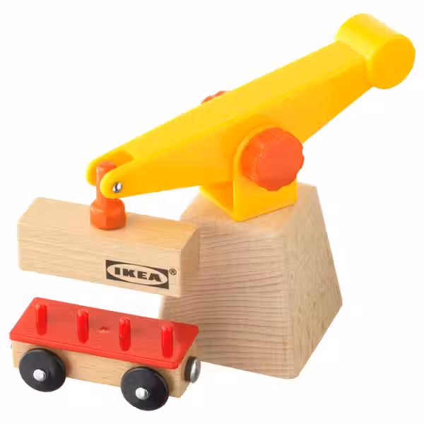 LILLABO Подъемный кран и вагон, 3 предм. - фото 1