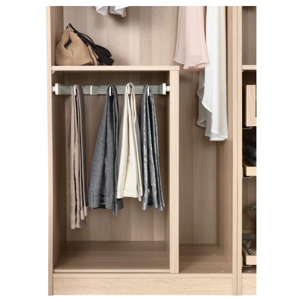Выдвижная вешалка для брюк, белый, 50x58 см IKEA КОМПЛИМЕНТ 903.666.60 - фото 2