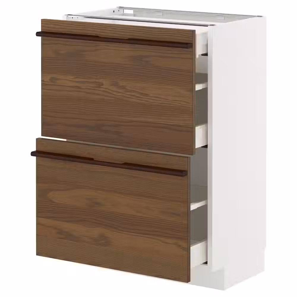 METOD / MAXIMERA Напольный шкаф/2 фасада/3 ящика - фото 1