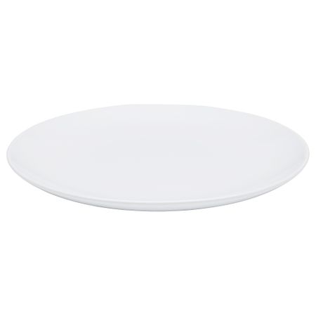 Тарелка ФЭРГРИК, белый, фаянс (27 см)