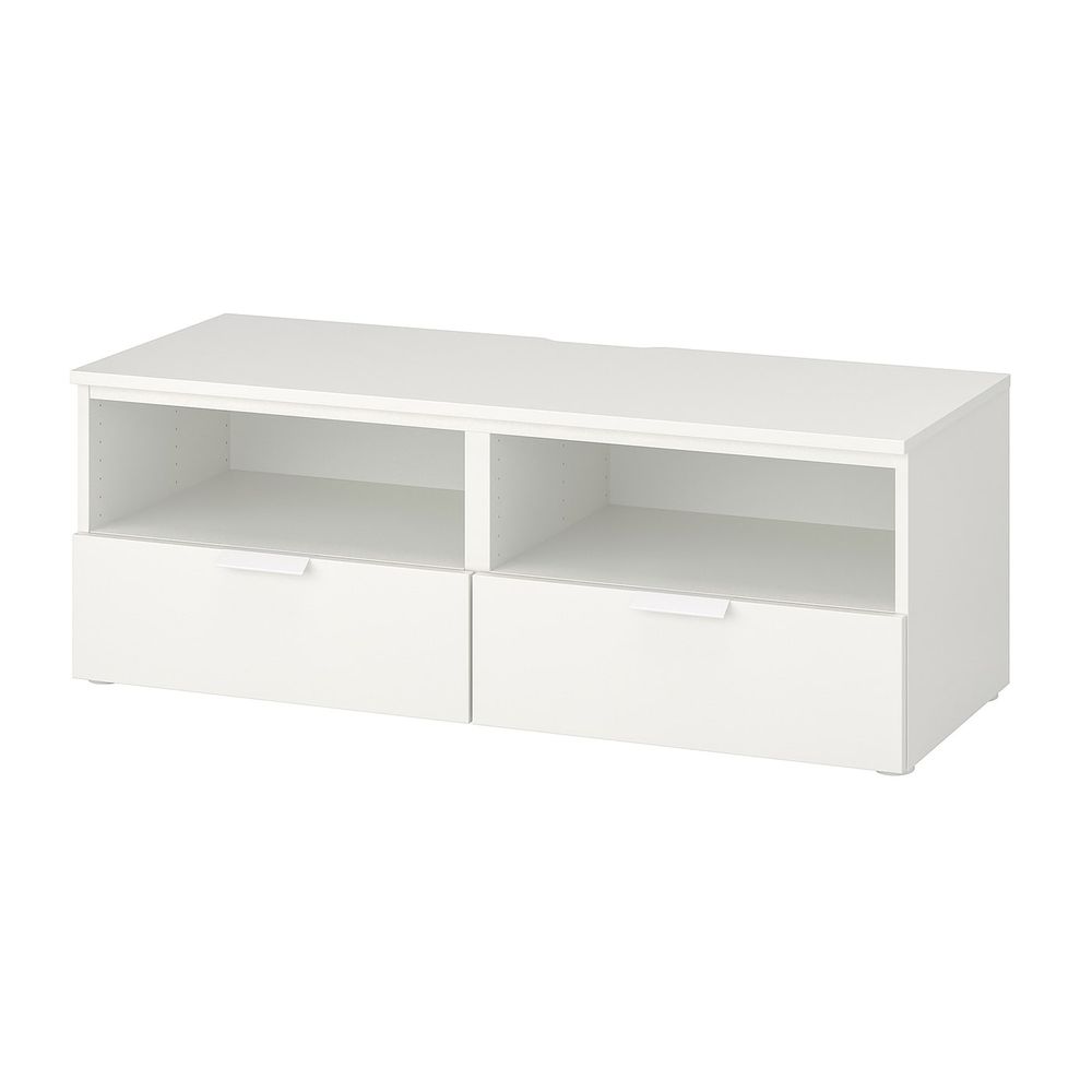 Тумба для ТВ с ящиками, белый/Фоннес белый 120x44x44 см IKEA PLATSA ПЛАТСА 393.978.58 - фото 1