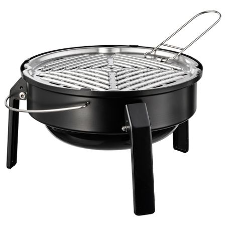 Переносной угольный гриль, черный IKEA KORPÖN 502.834.31