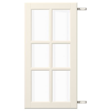 Дверца с петлями, 40x80 см, белый с оттенком IKEA BODBYN БУДБИН 594.686.56