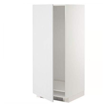 METOD Высокий шкаф д/холодильн/морозильн - белый/Stensund белый 60x60x140 см