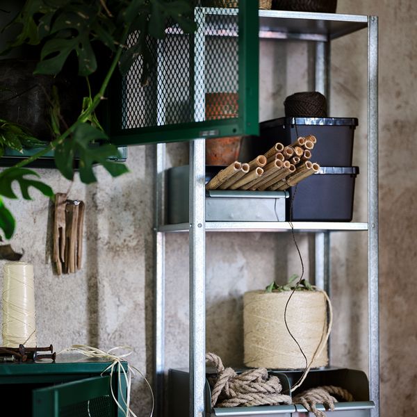 Стеллаж, для дома, улицы, 40x27x183 см IKEA HYLLIS ХИЛЛИС 204.885.04 - фото 4