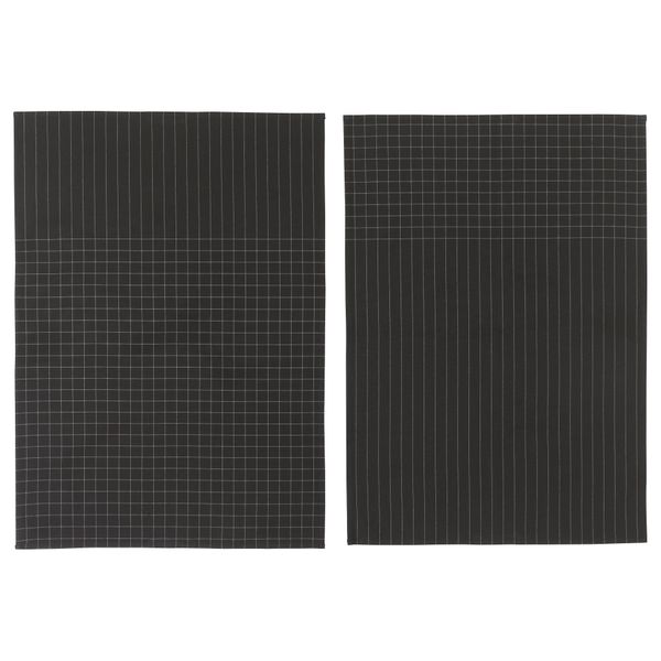 Полотенце кухонное ИКЕА/365+, черный (50x70 см) - фото 1