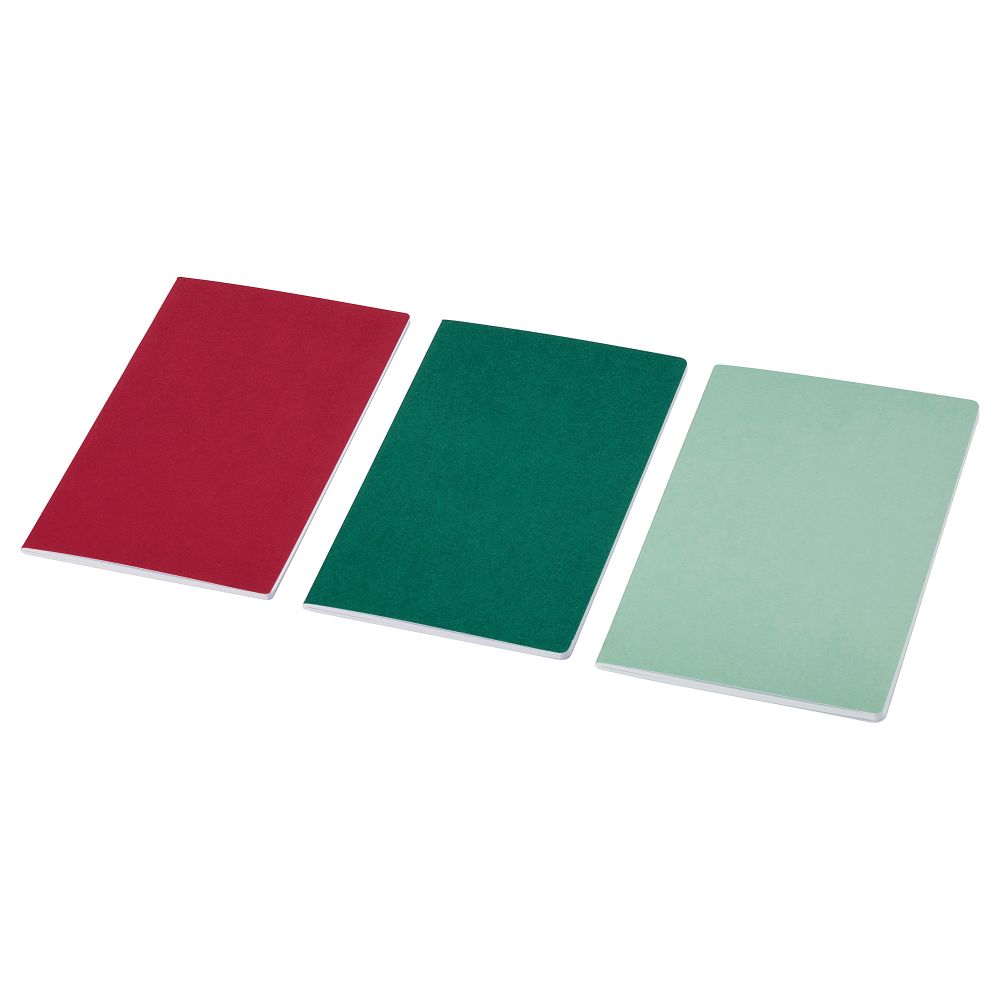 Книжка для записей АНИЛИНАРЕ, красный, зеленый (3 шт) - фото 1