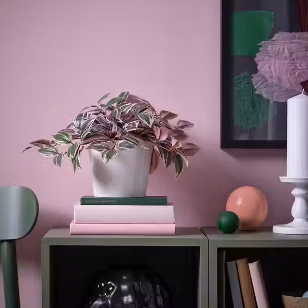 FEJKA Искусственное растение в горшке - д/дома/улицы Традесканция/сиреневый 12 см - фото 2