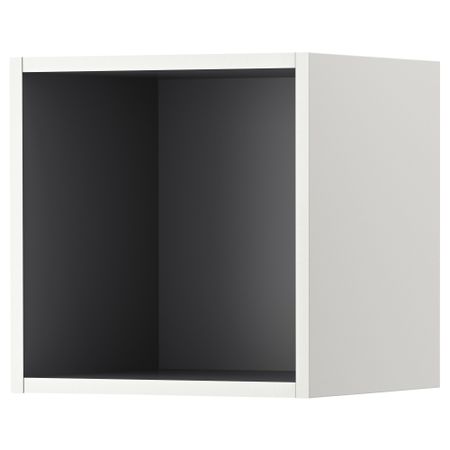 Открытый шкаф ТУТЕМО, белый, серый