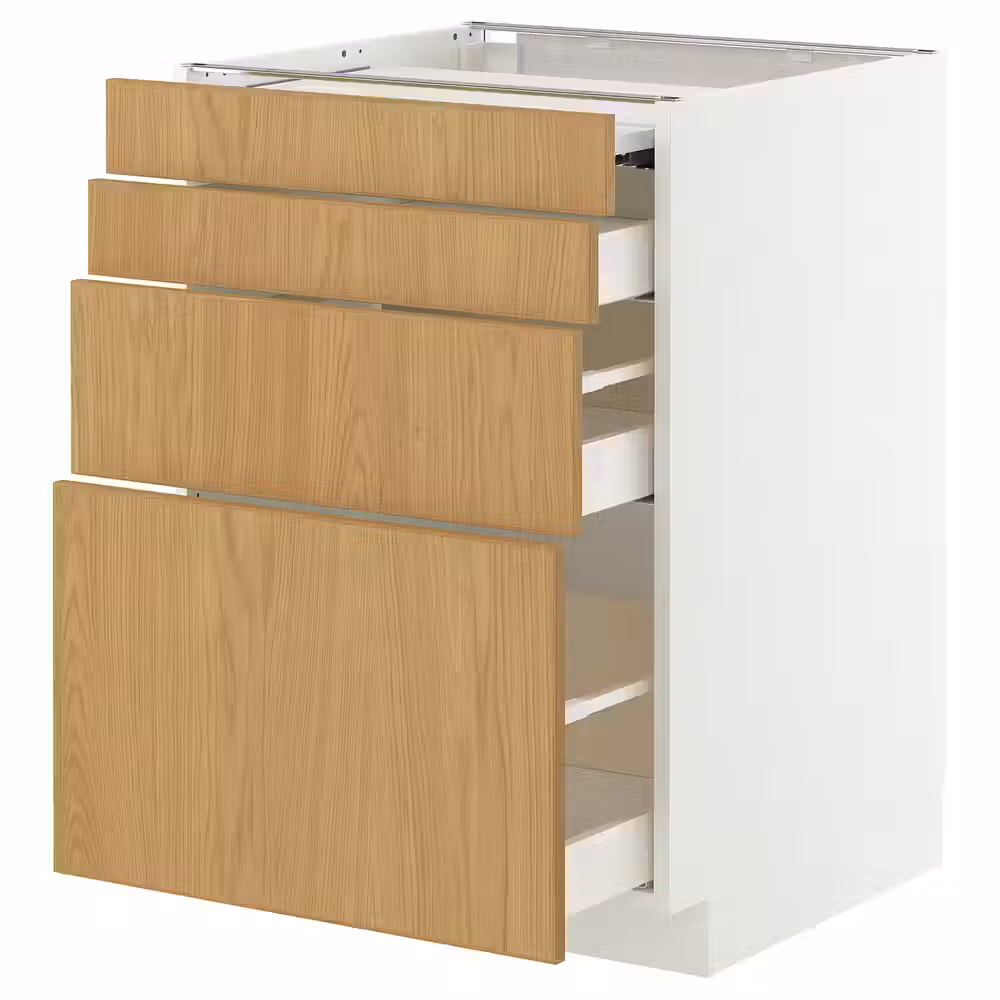 METOD / MAXIMERA Напольный шкаф с выдвиж панелью/3ящ - фото 1