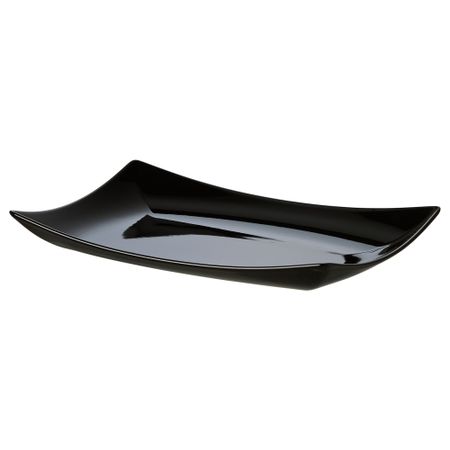 Тарелка десертная МИНДИГ, черный (25x17 см)