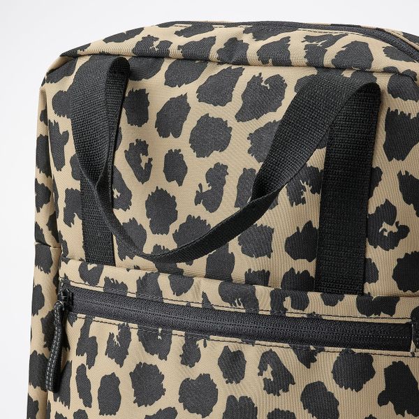 Рюкзак, черный/желтый 12 л IKEA STARTTID СТАРТТИД 404.871.36 - схема-чертеж с размерами