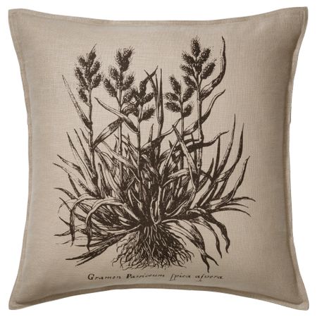 Чехол на подушку ФЬЕЛЛЬЮНГ, бежевый, черный (50x50 см)