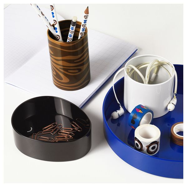 Набор канцелярский,4 предмета ФЁРНИАД, синий - фото 3