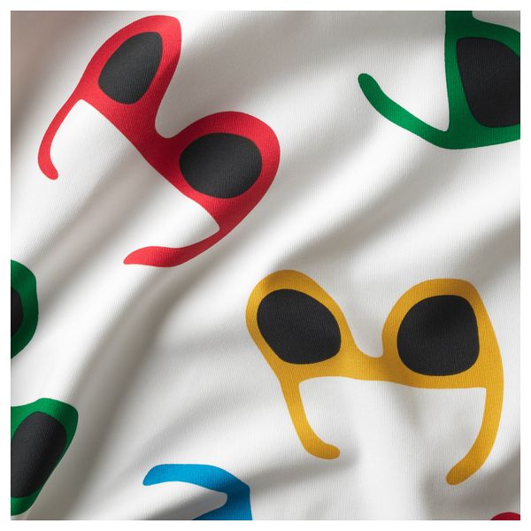 Ткань СОММАР 2019, белый, разноцветный (150 см) - фото 2