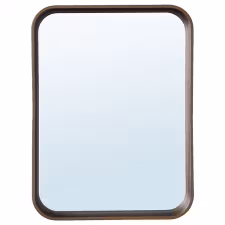 DVÄRGSYREN ДВЭРГСЮРЕН Зеркало - шпон грецкого ореха 28x37 см