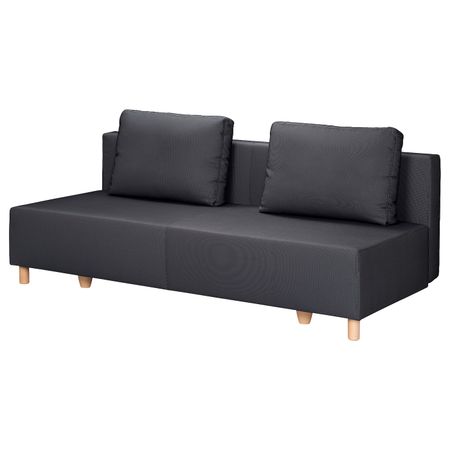 3-местный диван-кровать, реммарн темно-серый IKEA LANDSORT ЛАНДСОРТ 704.805.67