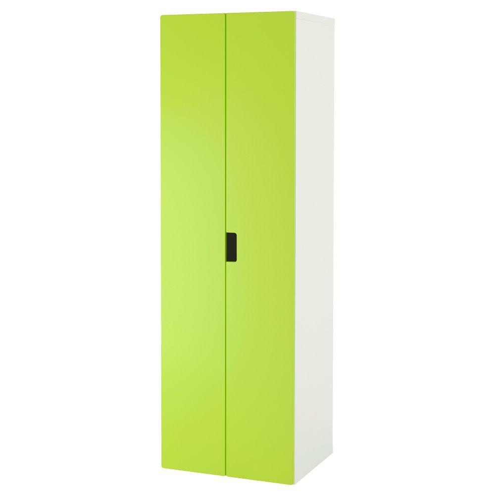 Гардероб СТУВА, белый, зеленый (60x50x192 см) - фото 1