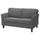 EKHOLMA 2-местный диван - Hakebo темно-серый