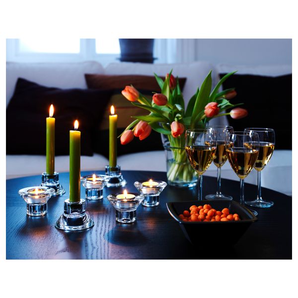 Неароматическая свеча ОФТА, зеленый (23 см) - схема-чертеж с размерами