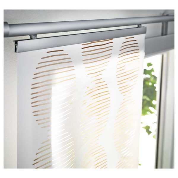 Узкая гардина ЛИЛЛЕРЭД, белый (60x300 см) - схема-чертеж с размерами