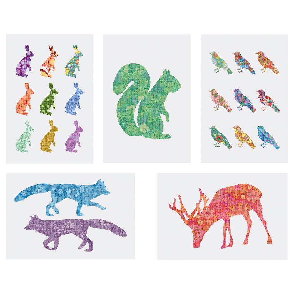 Открытка КОРТ, в лесу (10x15 см) - схема-чертеж с размерами