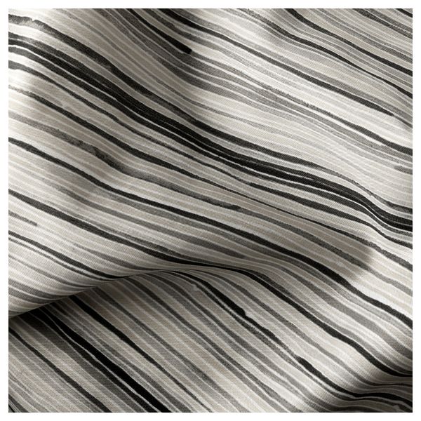 Гардины, 1 пара ДАГРУН, белый, серый (145x300 см) - фото 4