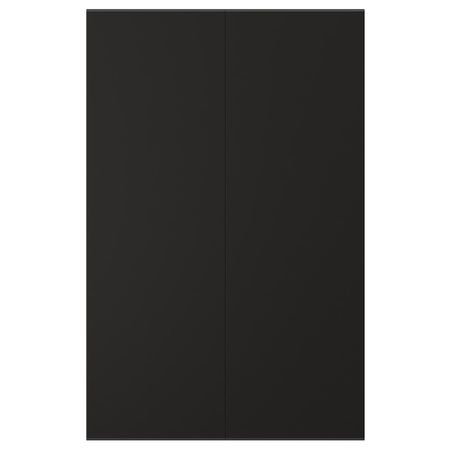 Дверца для напольного углового шкафа, 2шт, антрацит 25x80 см IKEA KUNGSBACKA КУНГСБАККА 003.549.11
