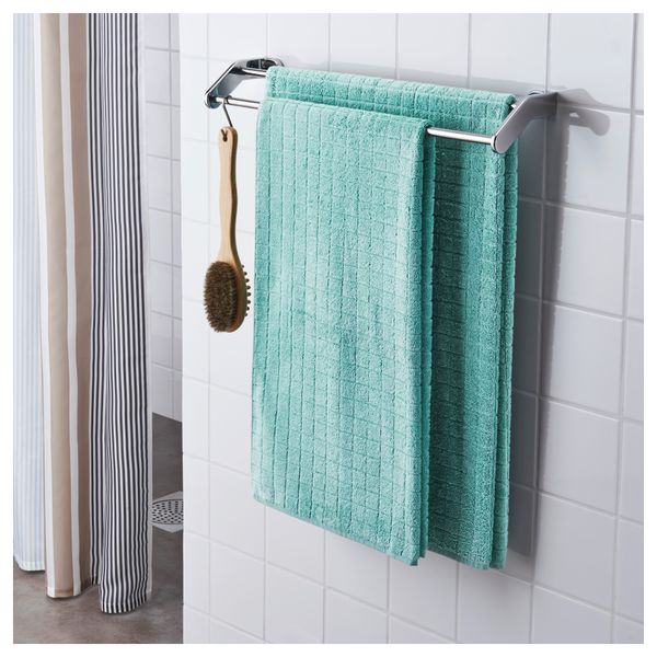 Банное полотенце ОФЬЕРДЕН, зелено-синий (70x140 см) - фото 3