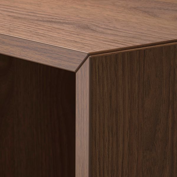Комбинация настенных шкафов, темно-серый, грецкий орех, 140x35x53 см IKEA EKET ЭКЕТ 295.702.93 - фото 3