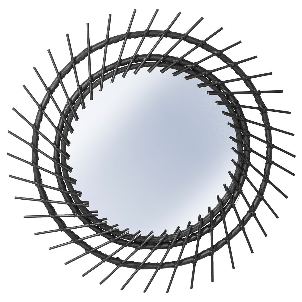 Зеркало, 63 см, черный IKEA AUSTBÖ 105.340.40 - фото 1