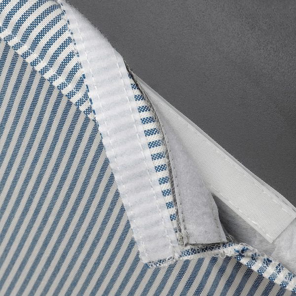 Чехол для барного табурет со спинкой, Роммеле темно-синий/белый IKEA BERGMUND БЕРГМУНД 304.862.60 - схема-чертеж с размерами