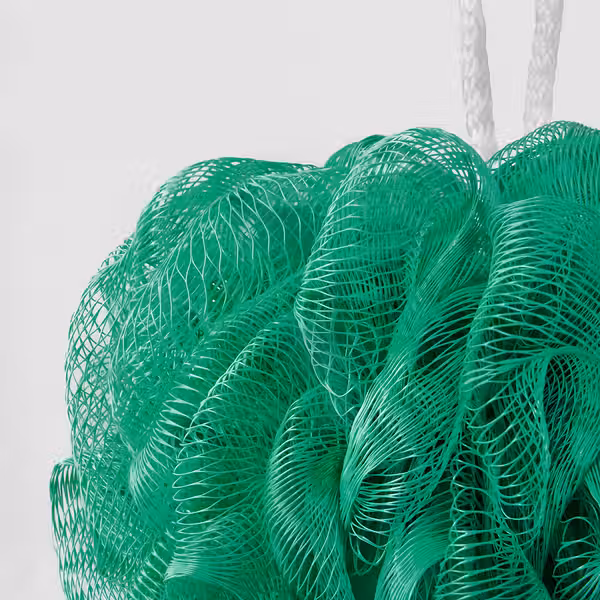 ÅBYÅN Мочалка для тела, 3 шт. - оранжевый/зеленый/белый - фото 2