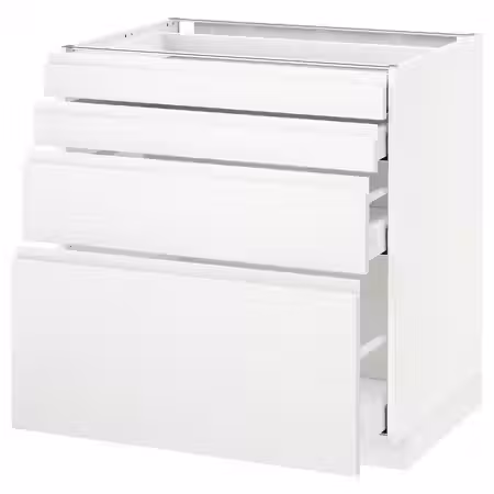 METOD / MAXIMERA Напольн шкаф 4 фронт панели/4 ящика